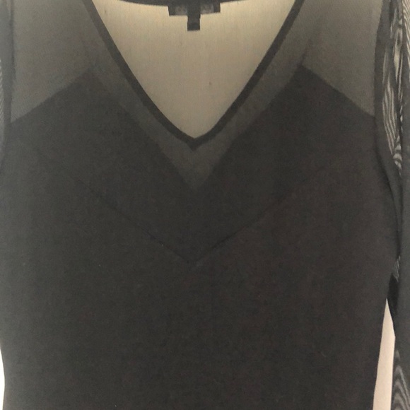 Express Sheer Long Sleeved Bodysuit - Picture 4 of 7